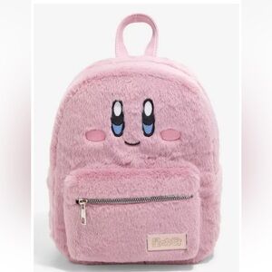 BIOWORLD Kirby Fuzzy Backpack